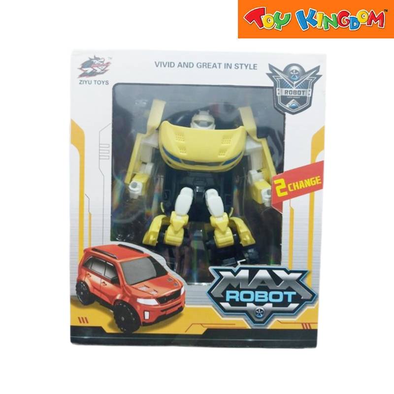 Robot Super Knight Yellow Deformation Vivid And Great In Style