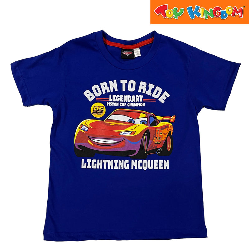 Disney Cars Born To Ride Blue T-Shirt