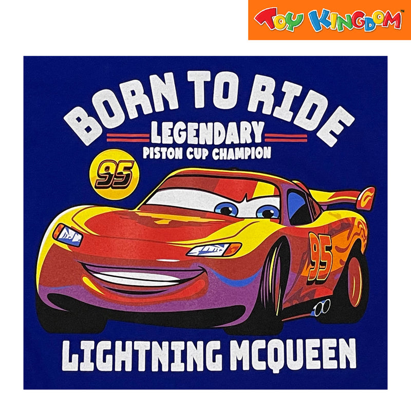 Disney Cars Born To Ride Blue T-Shirt