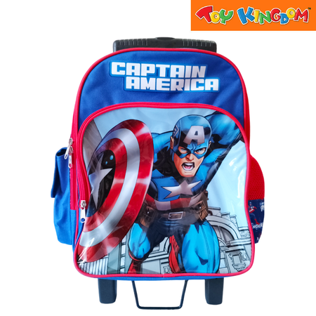 Marvel Avengers Captain America Blue 14 inch Backpack Trolley Set