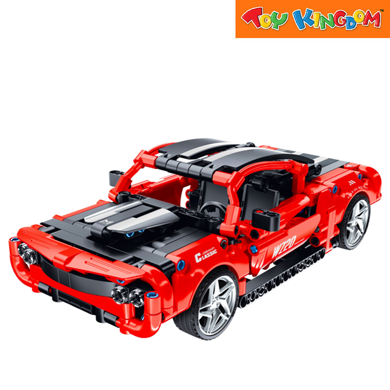 IM.Master Pull Back Supercar Red 457pcs Building Blocks