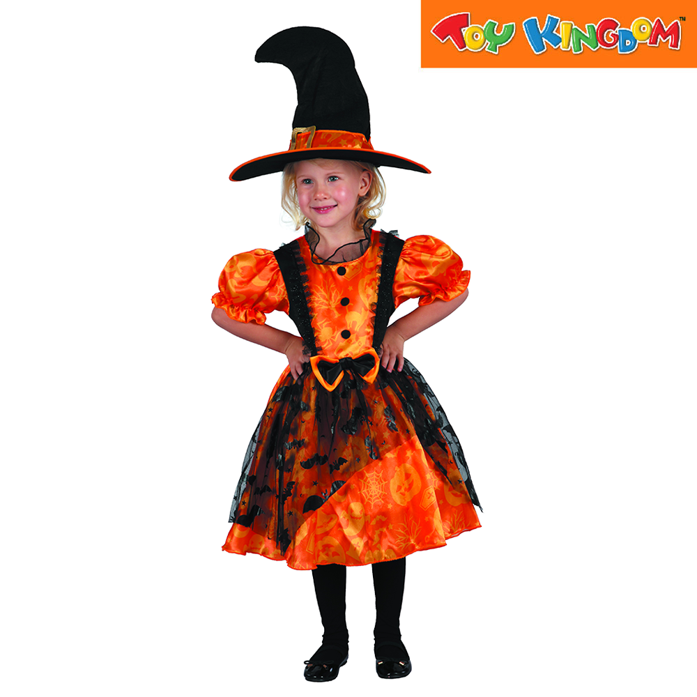 Lucida Pumpkin Witch Small Costume | Toy Kingdom