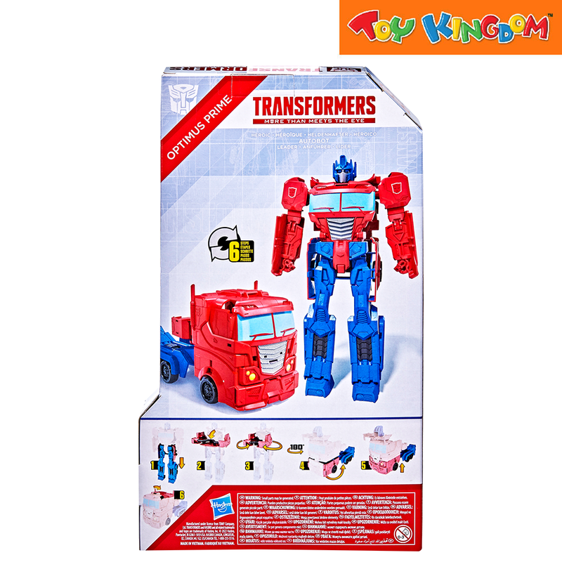 Transformers Authentics Titan Changer Optimus Prime Action Figure