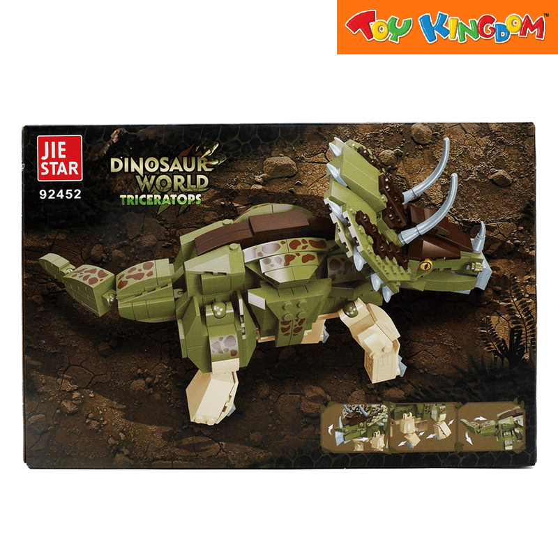 Jie Star Blocks Dinosaur World Triceratops 410pcs Building Set