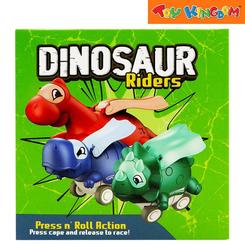 KidShop Press n' Roll Action Dinosaur Riders Green