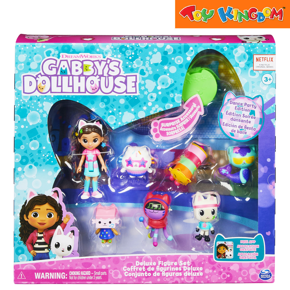 Gabby's Dollhouse Dance Party Theme Deluxe Figure Set | Toy Kingdom