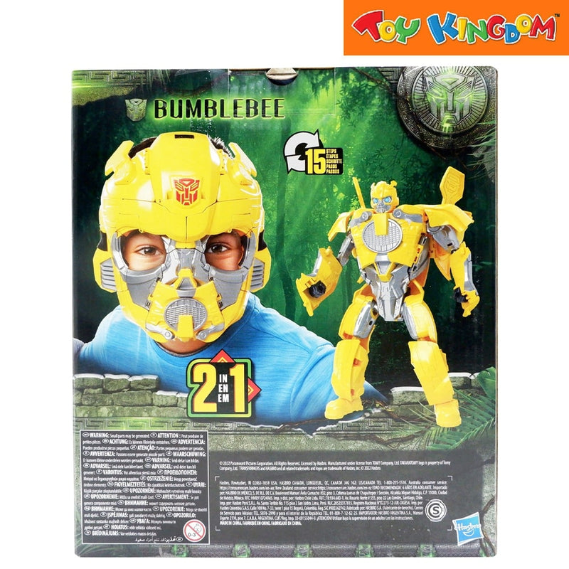 Transformers Rise of the Beasts Bumblebee Converting Mask