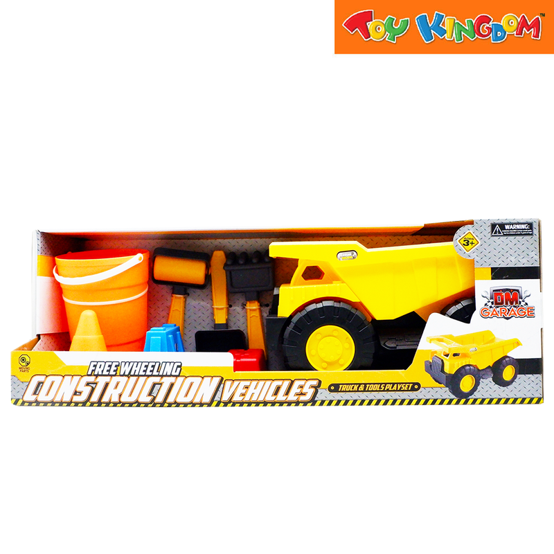 Dream Machine Construction Dump Truck Playset