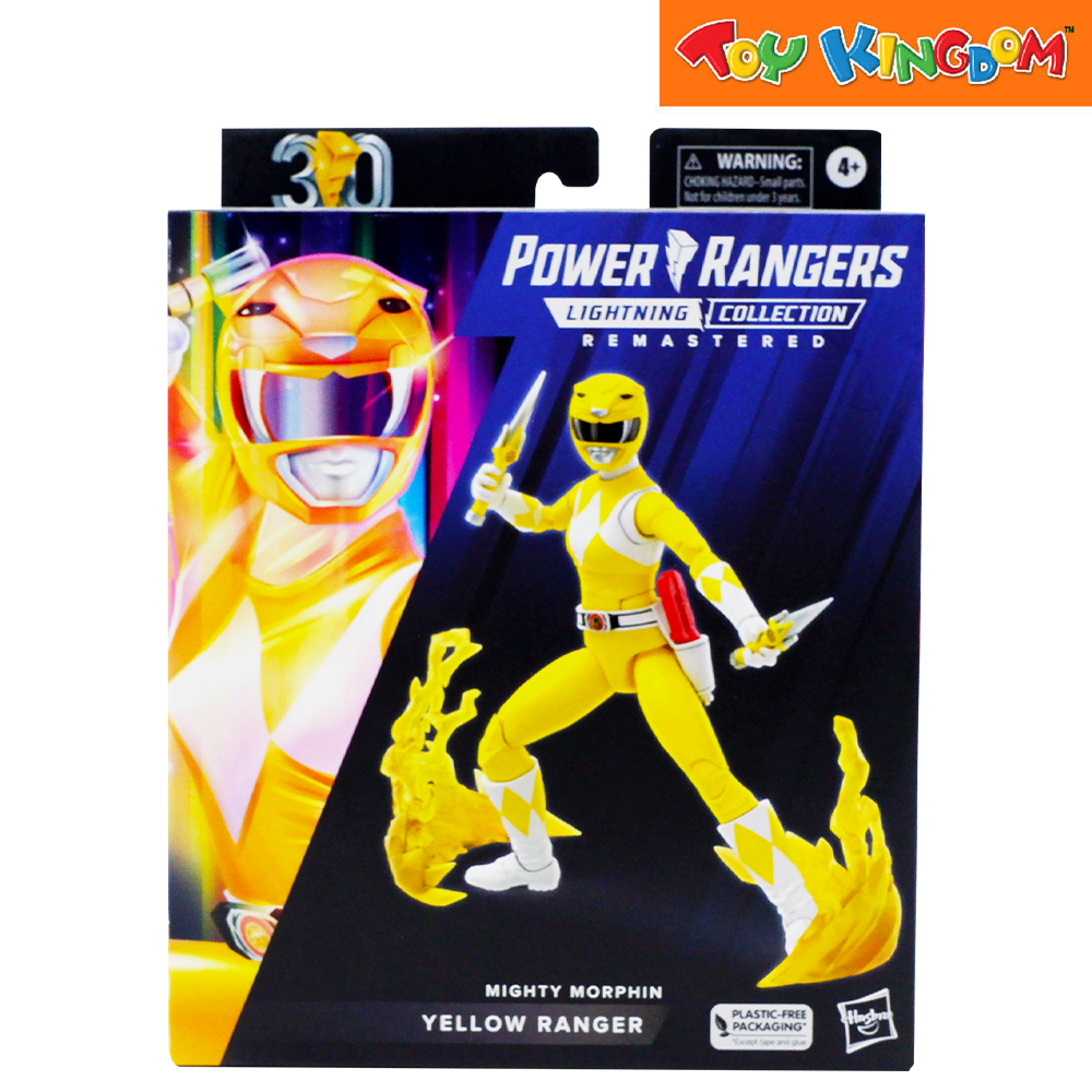 Power Rangers Lightning Collection Remastered Mighty Morphin Yellow ...