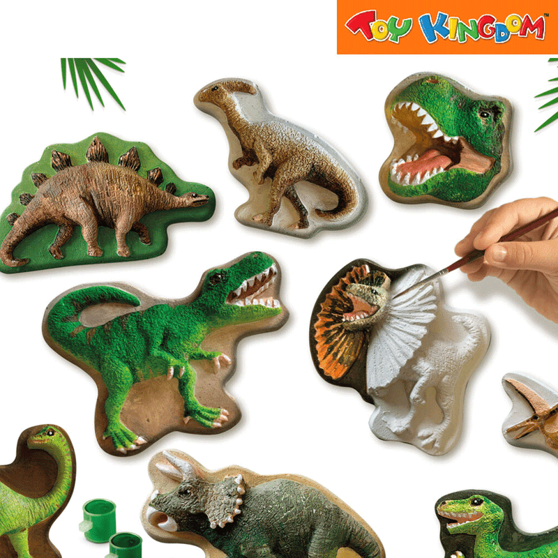 SES Creative Casting & Painting Dinosaur World Playset