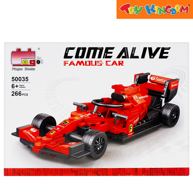 Pingao Blocks 50035 Come Alive Famous Car 266 Pcs Blocks