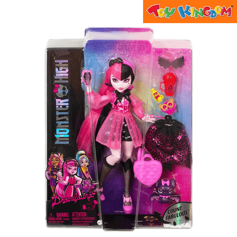 Monster High Draculaura Doll With Pet And Accessories