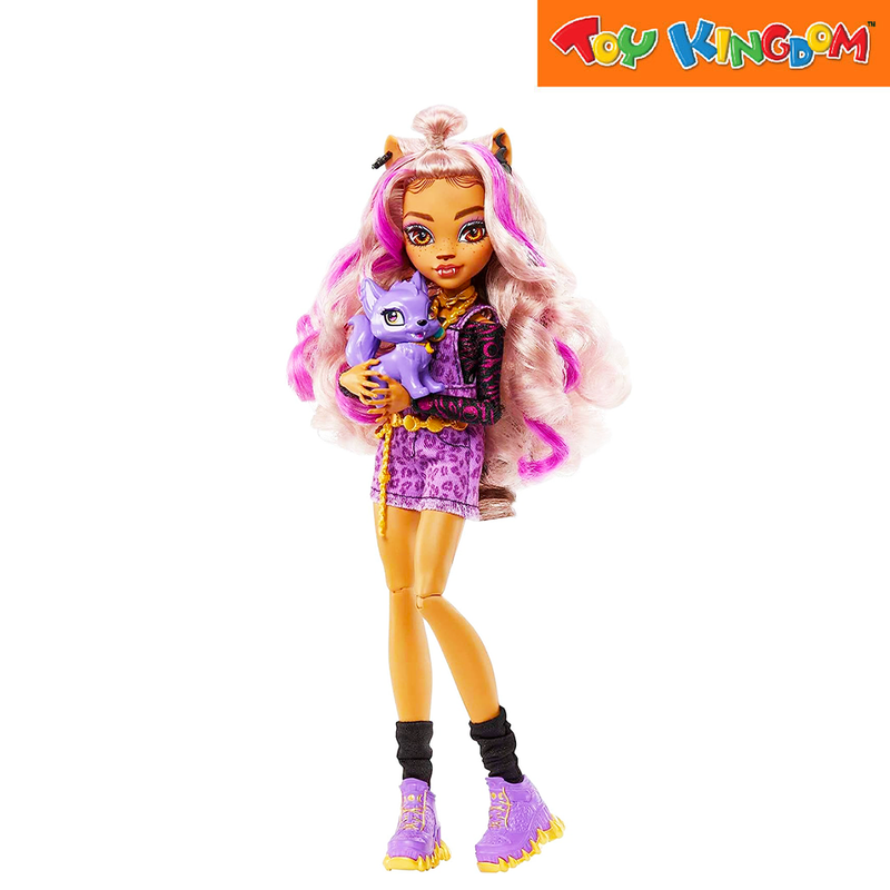 Monster High Clawdeen Wolf Doll With Pet And Accessories