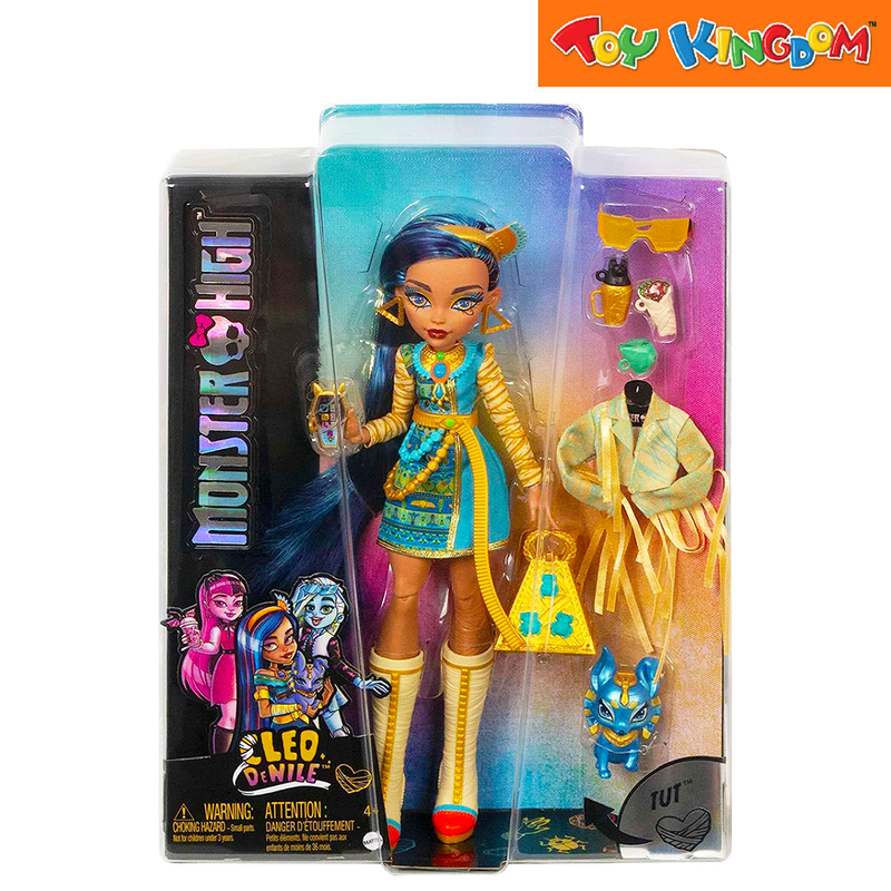 Monster High Cleo De Nile Doll With Pet And Accessories