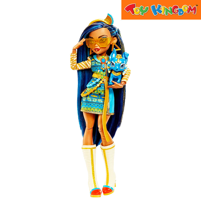 Monster High Cleo De Nile Doll With Pet And Accessories