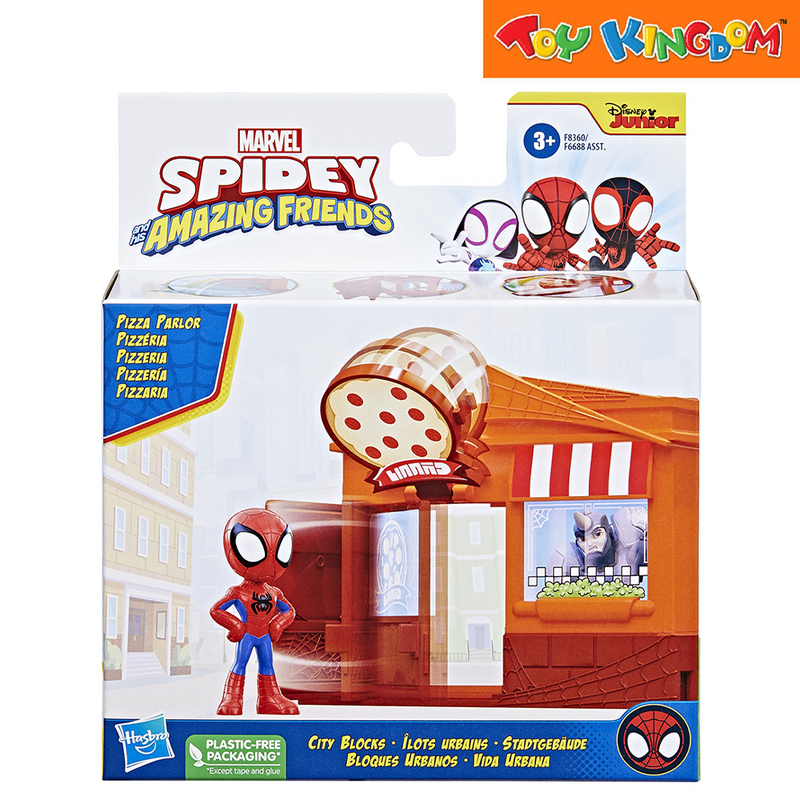 Marvel Spidey and His Amazing Friends Pizza Parlor City Blocks