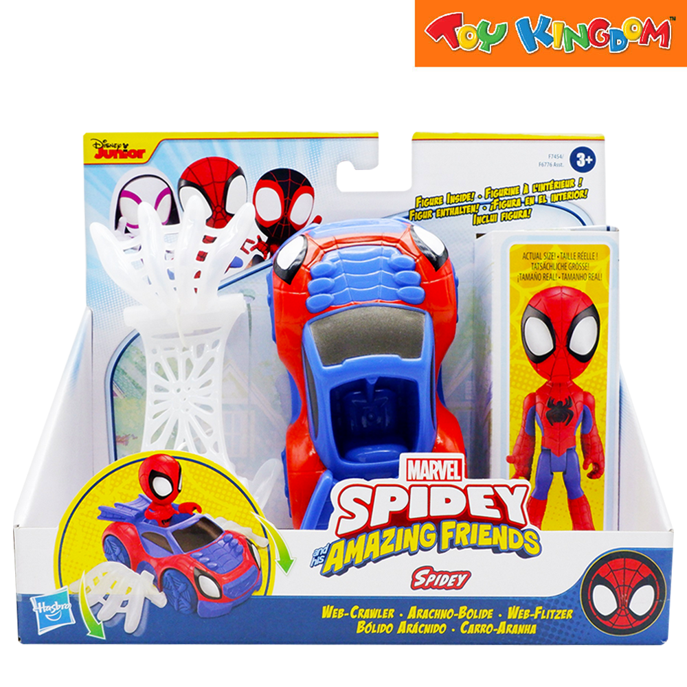 Marvel Spidey and His Amazing Friends Spidey Web Crawler Action Figures