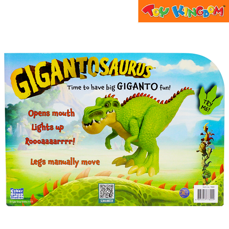 United Smile Giganto Gigantosaurus Lights and Sounds Action Figures