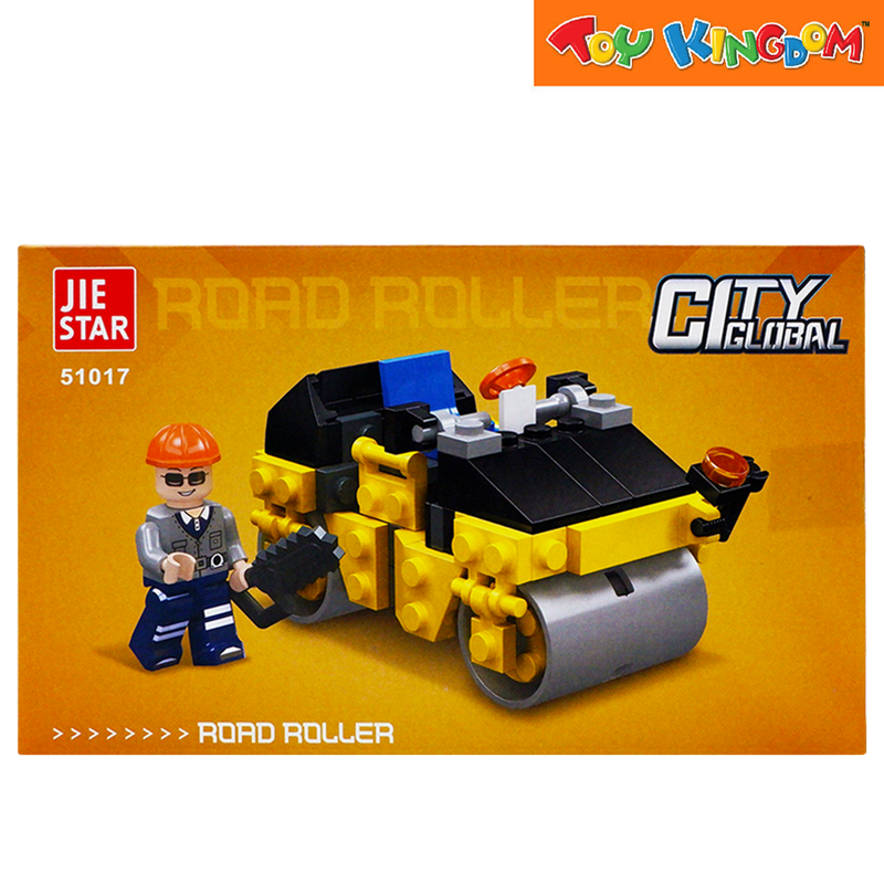 Jie Star 51017 Global City Road Roller 124 Pcs Blocks