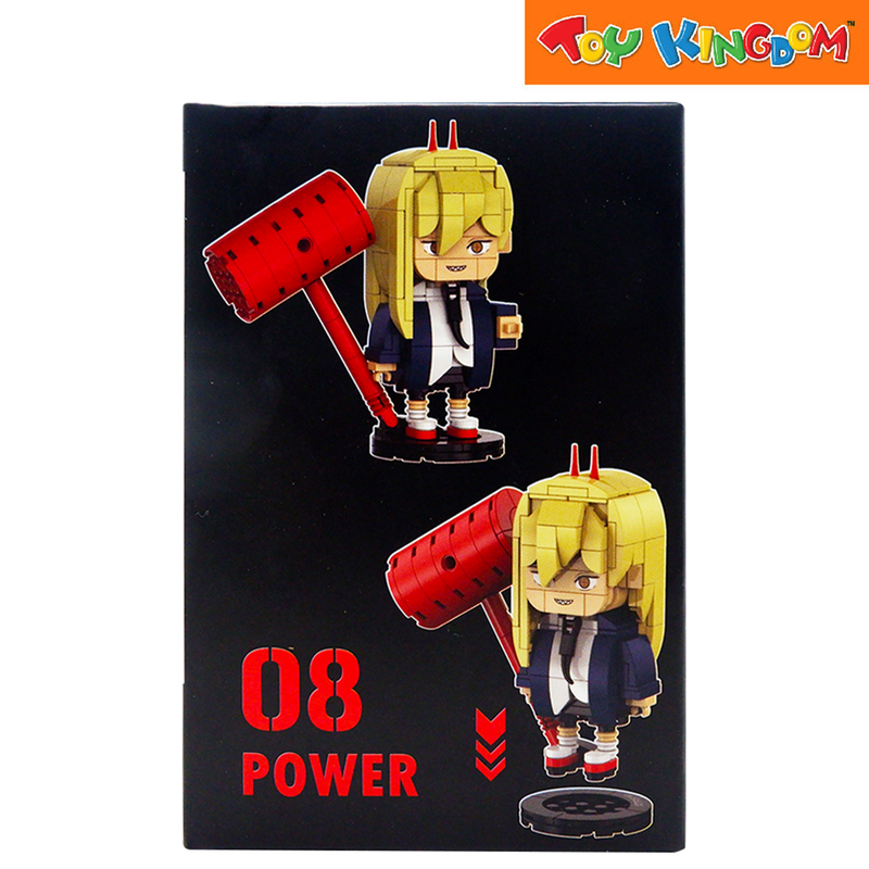 Chainsaw Man Power Big Head Bricks Action Figures