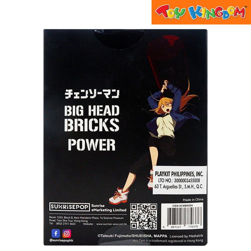 Chainsaw Man Power Big Head Bricks Action Figures