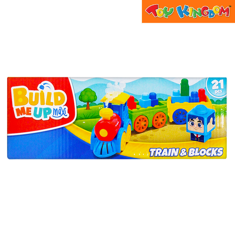 Build Me Up Maxi 21pcs Train & Blocks