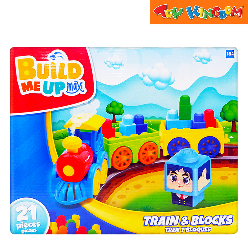 Build Me Up Maxi 21pcs Train & Blocks