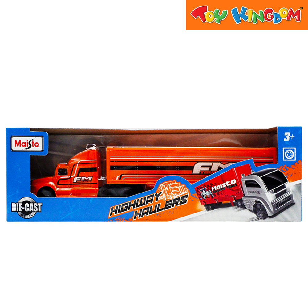 Maisto Highway Haulers Fm Trucking Orange Die-cast | Toy Kingdom