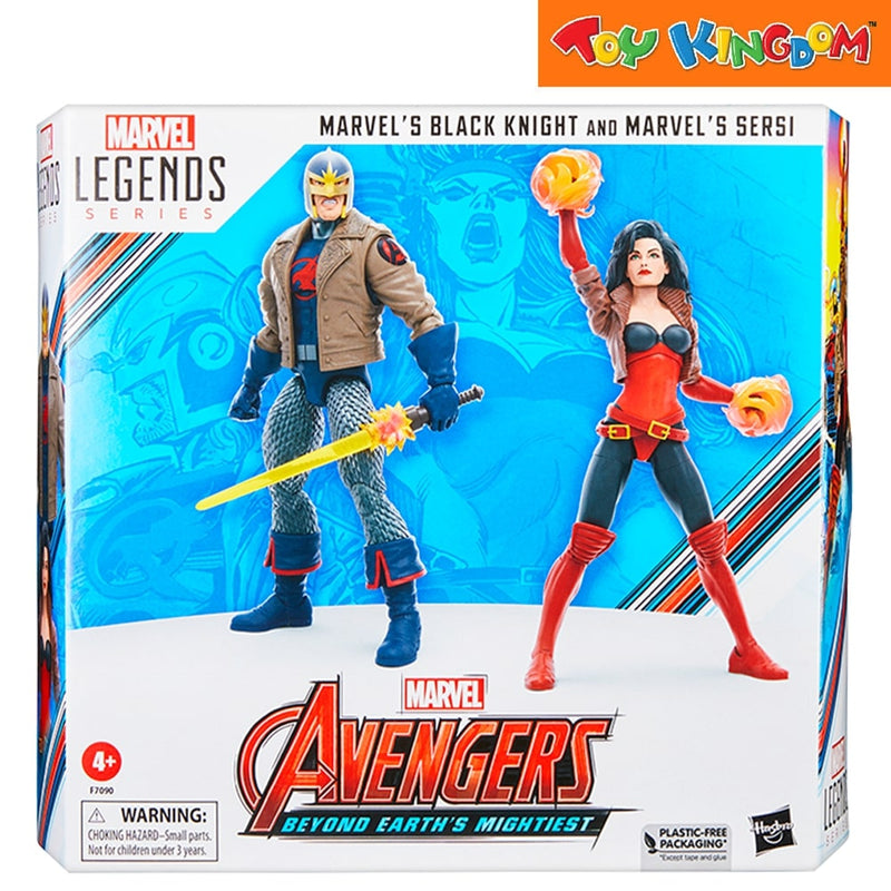 Marvel Avengers Legends Series Marvel's Black Knight And Marvel's Sersi Action Figure