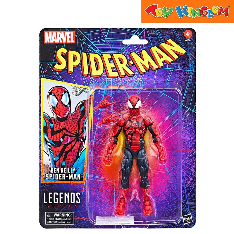 Marvel Spider-Man Legends Retro 6 inch Ben Reilly Spiderman Action Figures