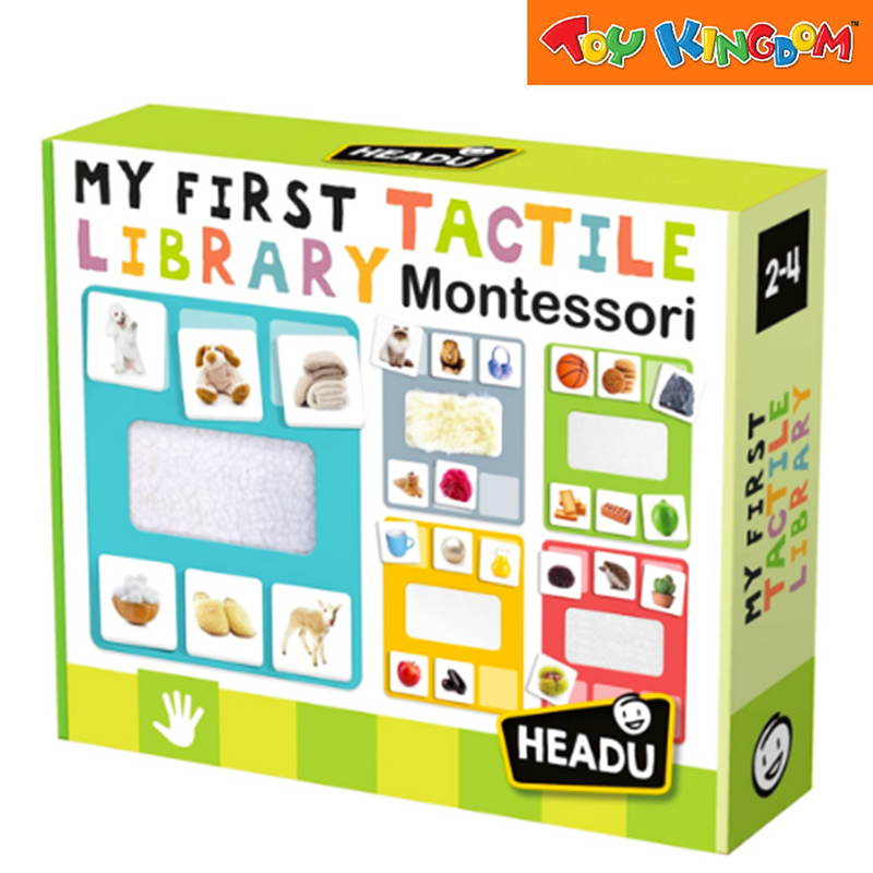 Headu Montessori My First Tactile Library