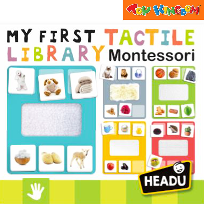 Headu Montessori My First Tactile Library