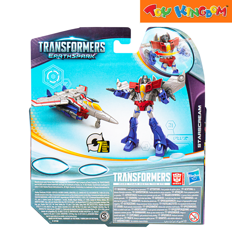 Transformers EarthSpark Warrior Starcream Action Figure