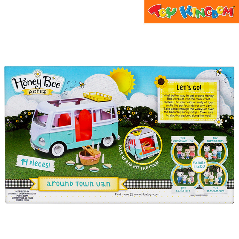 Honey Bee Acres Around Town Van Playset