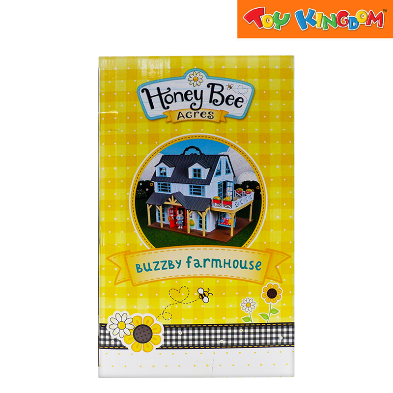 Honey Bee Acres Buzzby Farm House With 2 Figures Playset