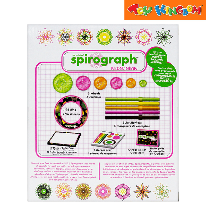 Spirograph Neon Colour Design Kit