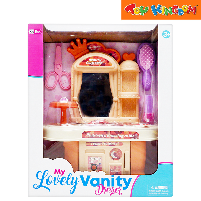 KidShop My Lovely Vanity Dresser Brown Playset