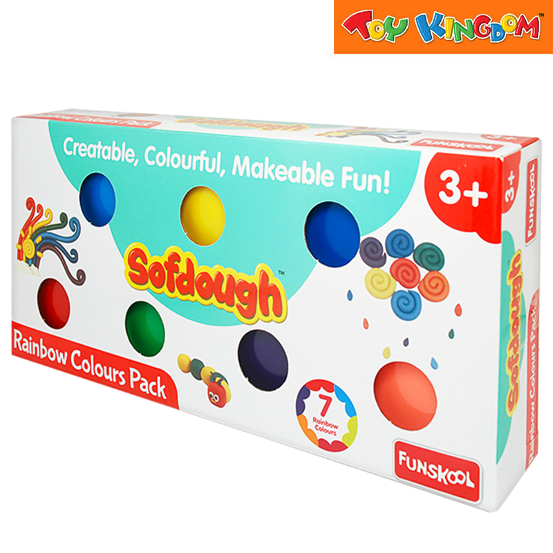 Funskool Sofdough Rainbow Colours Pack