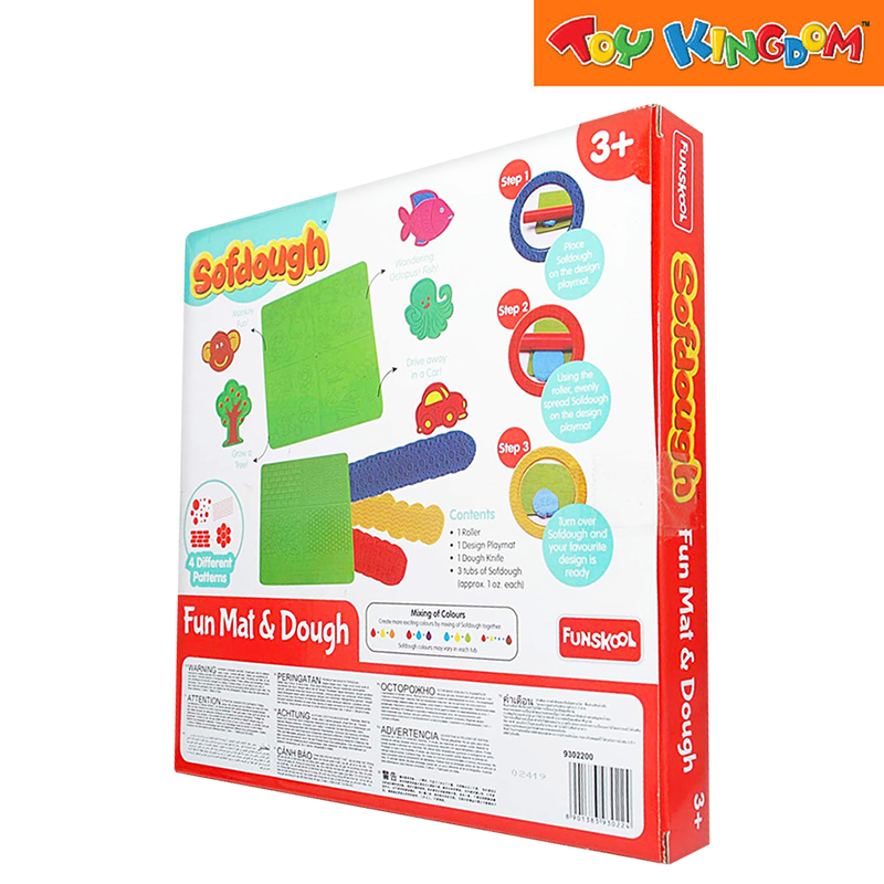 Funskool Sofdough Fun Mat & Dough