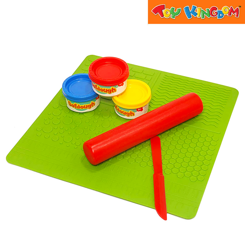 Funskool Sofdough Fun Mat & Dough