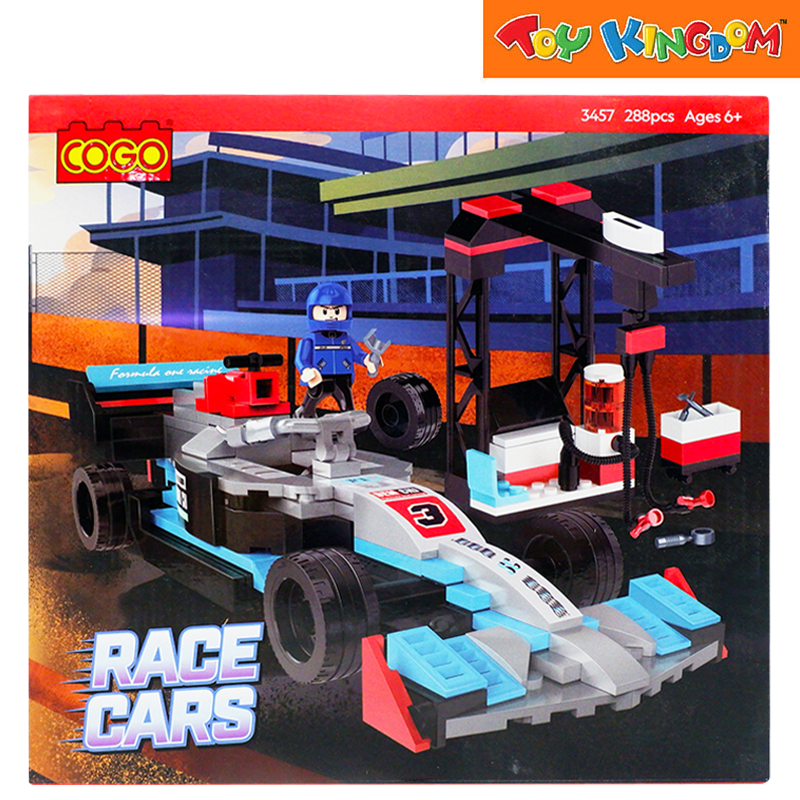 Cogo Race Cars Formula One 288pcs Building Blocks