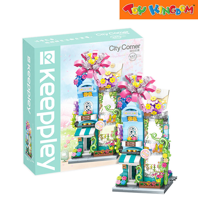 Keeppley City Corner Greenness Flower Store Building Set