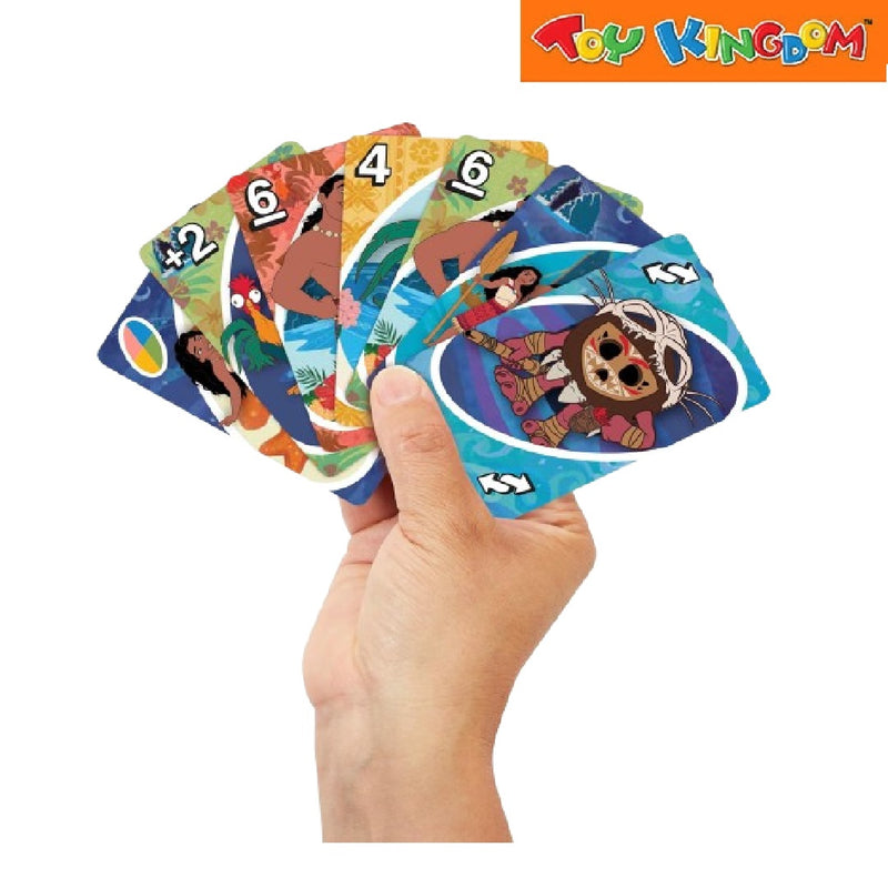 Mattel Games Uno Moana 2 Card Game