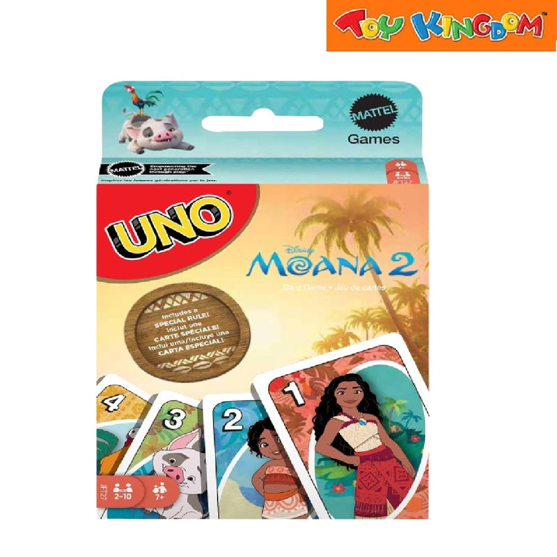 Mattel Games Uno Moana 2 Card Game