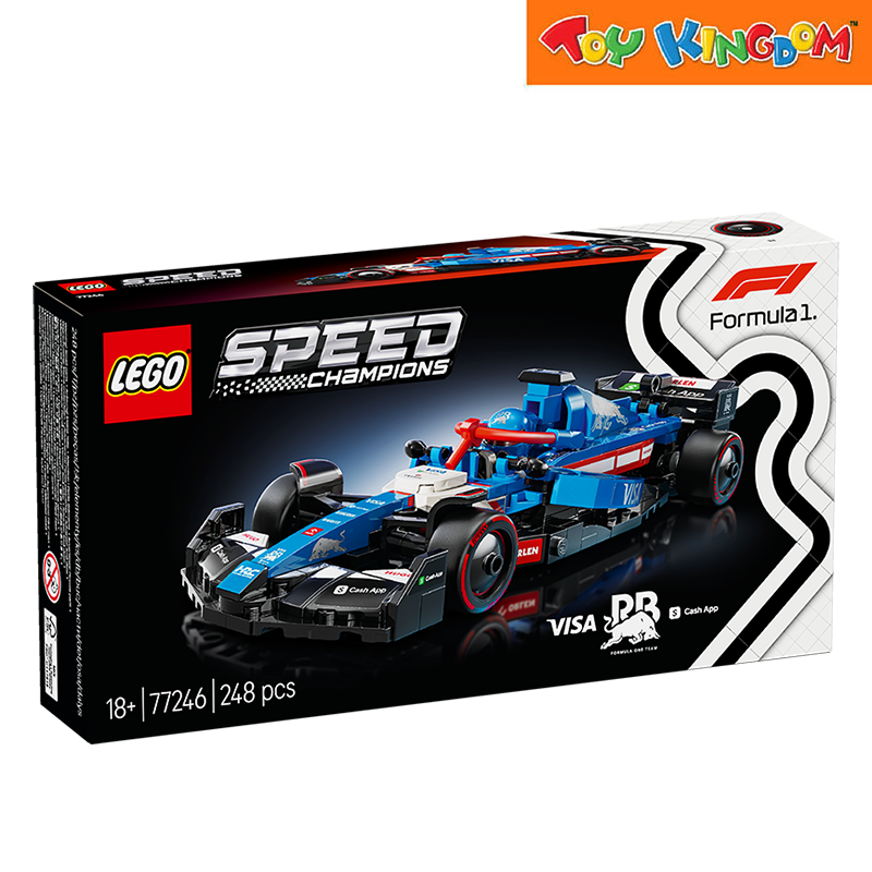 Lego Speed Champions 77246 Visa Cash App RB VCARB 01 F1® Race Car 2025 248pcs Building Blocks