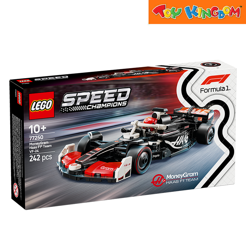 Lego Speed Champions 77250 MoneyGram Haas F1® Team VF-24 Race Car 2025 242pcs Building Blocks