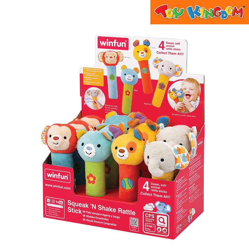 WinFun Rattle Stick Bear