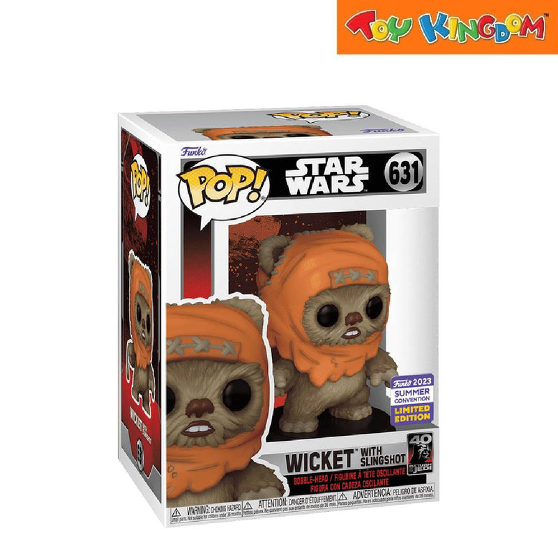 Funko Pop! Star Wars Wicket With Slingshot Action Figure