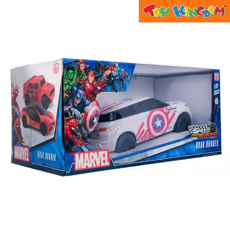 Marvel Speed Demonz Road Runner Captain America SUV RC Die-cast