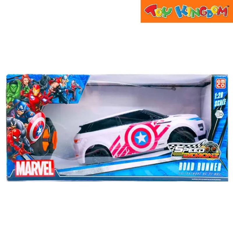 Marvel Speed Demonz Road Runner Captain America SUV RC Die-cast